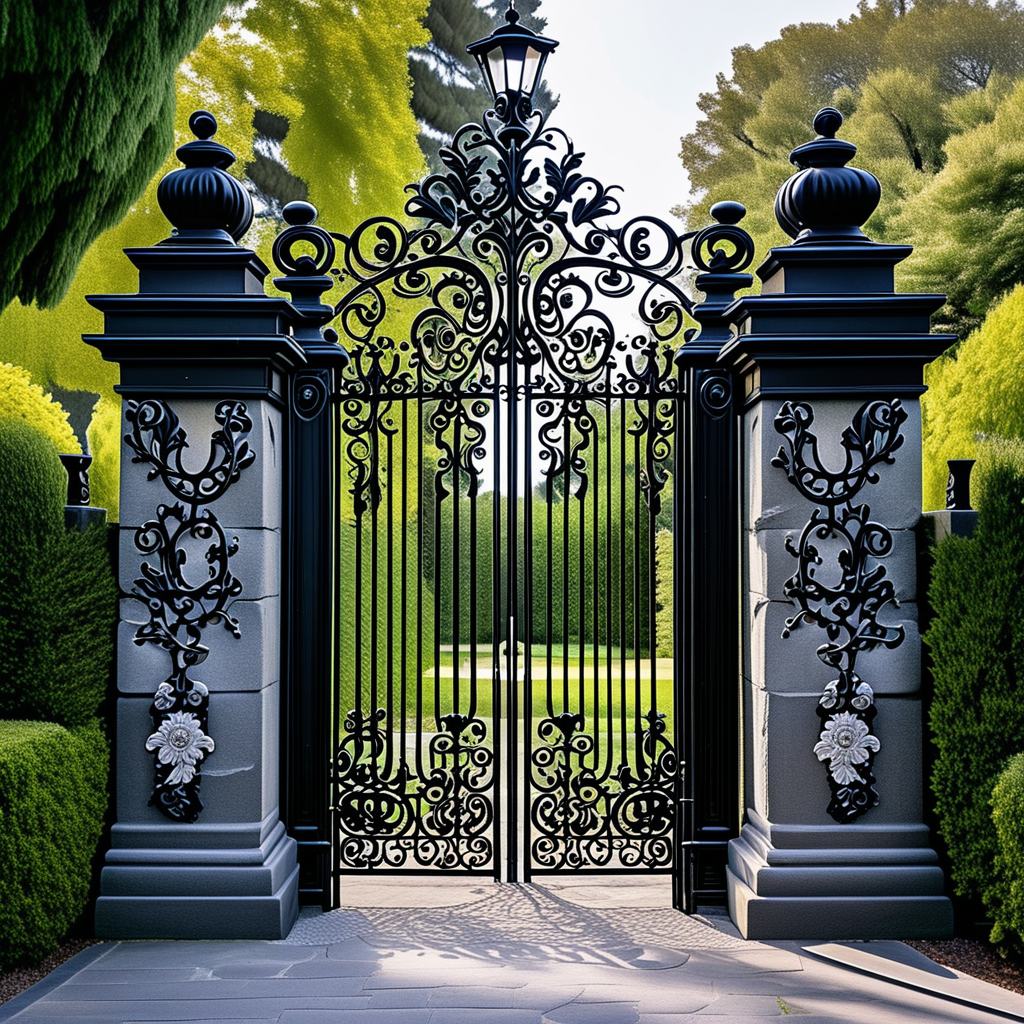 Decorative Iron Gate